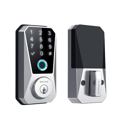 Bloqueo inteligente de seguridad de doble cara desbloquea tu puerta con entrada de código de tarjeta clave de huella digital