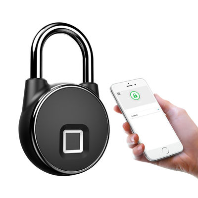 Cerradura inteligente de seguridad de aleación de zinc de garaje con interfaz USB y reconocimiento de huellas dactilares