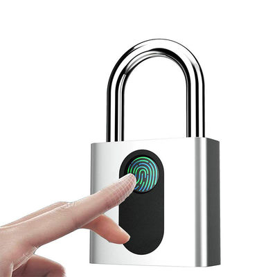Bicicleta huella dactilar desbloquear seguridad aleación de zinc Smart candado electrónico impermeable anti robo