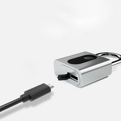 Bicicleta huella dactilar desbloquear seguridad aleación de zinc Smart candado electrónico impermeable anti robo