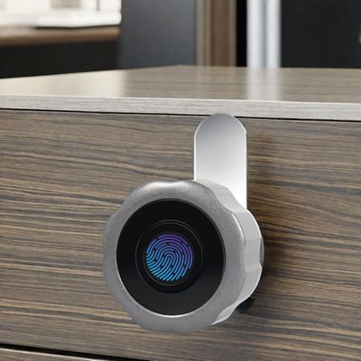 Smart WiFi Tuya Lock Lector de huellas dactilares sin llave Gabinete de cristal conjunto Opción de almacenamiento en la nube