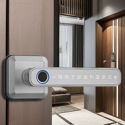 Wifi conectado Bluetooth de entrada de bloqueo de la manija para Modern Simplicity estilo de cerradura de la puerta