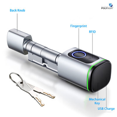 Cerradura digital de puerta de acero inoxidable con aplicación Tuya WiFi y seguridad de huellas digitales