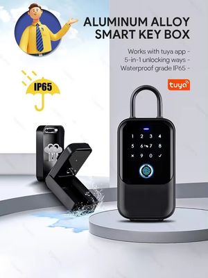 Casa Hotel Oficina WiFi Conectado Cerradura Inteligente Tuya Red Palabra de Contraseña Electrónica Caja Puerta de metal Vidrio IP65 Inodoro