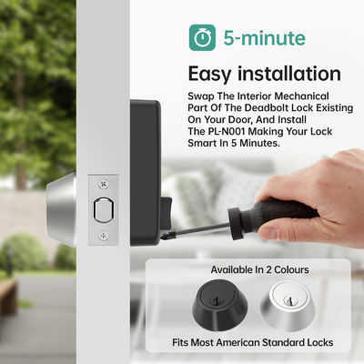 TTlock Entrada teclado Bluetooth Controlado Cerradura de gabinete para puerta de aluminio de vidrio de madera