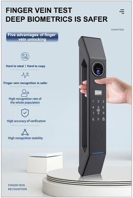 Cerradura de puertas de hotel con reconocimiento facial 3D Desbloqueo remoto y control de APP totalmente automático