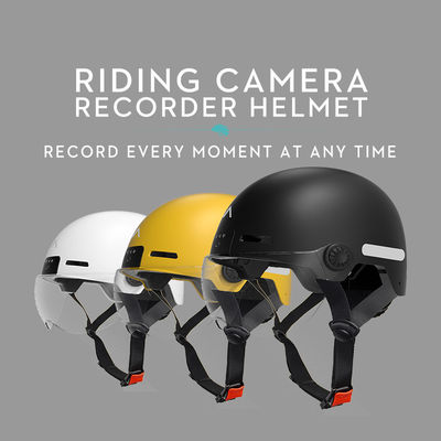 Casco de ciclismo inteligente con cámara de grabación de 8 horas y forro interior ABS Shell EPS