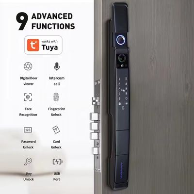 Asegure su hogar con TUYA Smart Door Lock, reconocimiento facial 3D y almacenamiento de tarjetas de memoria