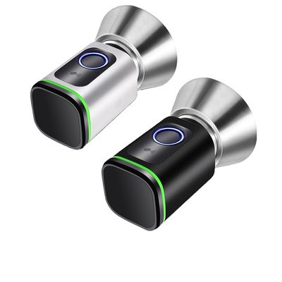 Fuente de alimentación de tipo-C de huella digital inteligente Cerradura de puerta de cilindro a prueba de agua y estándar euro