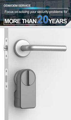 Puerta de la habitación teclado digital llave de llave de la puerta de la mano inteligente de la casa larga duración de la batería