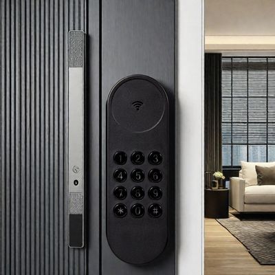 Casa Hotel Oficina Apartamentos WiFi Desbloqueo remoto Cerradura de puerta de cilindro inteligente para puertas de vidrio