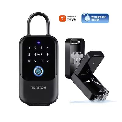 IP65 Impermeable Tuya Cerradura inteligente exterior con conectividad WiFi y lector de huellas dactilares