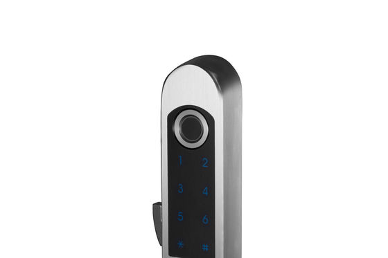 Cerradura inteligente de acero inoxidable para el hogar contraseña de huella digital WiFi cerradura de puerta de acero todo en uno