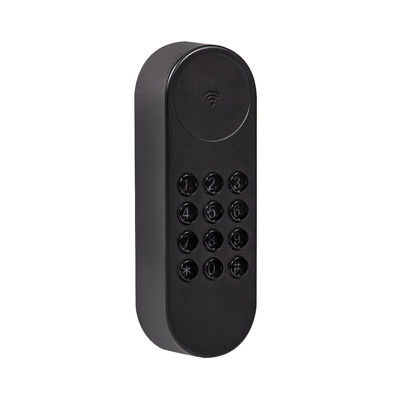 Cerradura de puerta inteligente de huellas dactilares para puerta de aluminio Código de teclado electrónico Tuya Control de aplicación