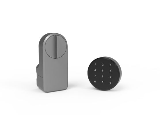 Zinc de aleación Tuya aplicación Wifi contraseña inalámbrica cerradura de puerta de dientes azules inteligentes para 95% de puertas