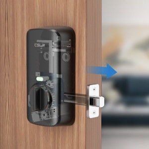 Puertas de acero cerraduras inteligentes Tuya digital inalámbrico a prueba de agua contraseña sin llave huella digital