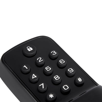 Aleación de aluminio de huella digital moderna de EE.UU. Control de la aplicación de teléfono puerta de seguridad cerradura de puerta inteligente