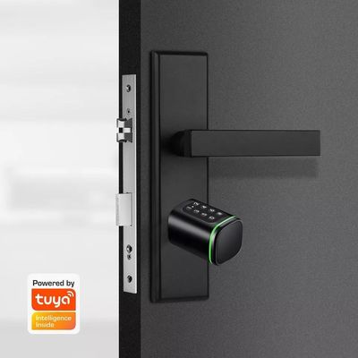Desbloquee convenientemente su puerta de madera con la cerradura de cilindro inteligente de plata