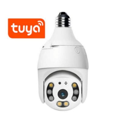 360 grados de vigilancia en HD PTZ de seguridad Wifi Cctv cámara de red para bombilla inteligente