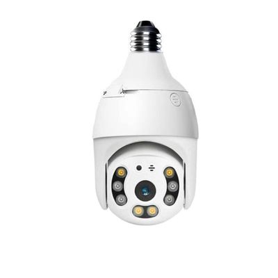 360 grados de vigilancia en HD PTZ de seguridad Wifi Cctv cámara de red para bombilla inteligente