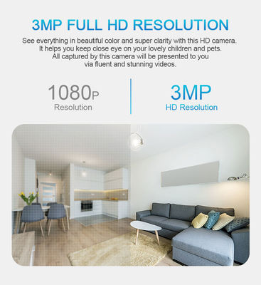 360 grados de vigilancia en HD PTZ de seguridad Wifi Cctv cámara de red para bombilla inteligente