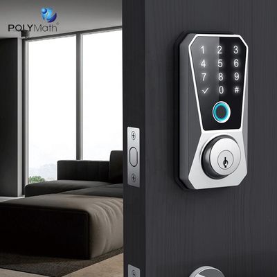 Cerraduras inteligentes de puertas de madera de América del Norte con huella digital automática y conectividad WiFi