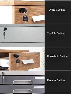 Home Office Cabinet Cerraduras con huellas dactilares y USB Desbloquear Desbloquear la forma de huella dactilar USB