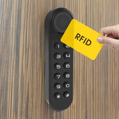 Cerraduras inteligentes de puertas de madera con tarjeta RFID USB sin llave y candado antirrobo de huellas dactilares