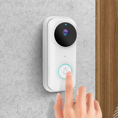 Fácil de instalar Sistema de intercomunicador de teléfono de puerta de vídeo 1080P Wifi blanco Fácil de instalar