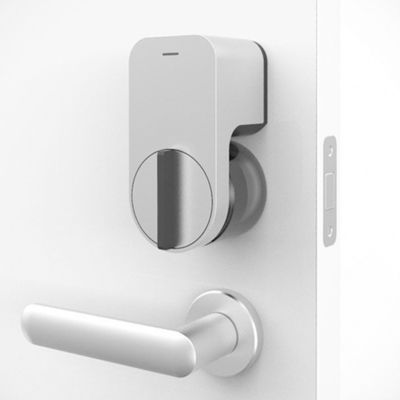 Aplicación de bloqueo Tuya Ttlock gris Tarjeta RFID digital automática Euro Cerradura de cilindro Cerradura electrónica de puerta inteligente en gris