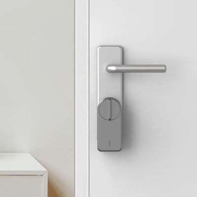 Aplicación de bloqueo Tuya Ttlock gris Tarjeta RFID digital automática Euro Cerradura de cilindro Cerradura electrónica de puerta inteligente en gris
