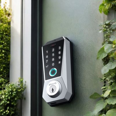 Tuya WIFI Digital Smart Door Lock con almacenamiento de datos de tarjetas de memoria y acceso a huellas dactilares