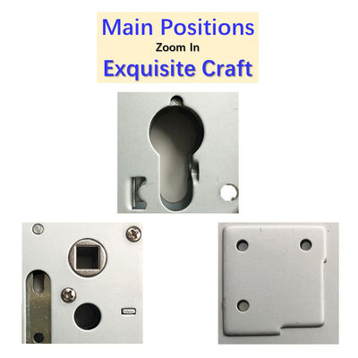 Cerradura de metal puertas de latón de madera de oro seguridad de cerradura de mortero cuerpo de conjunto para puertas europeas