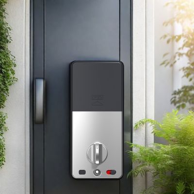 Puerta de acero resistente al agua Wifi digital delantera sin llave Smart Deadbolt Lock con aplicación Tuya