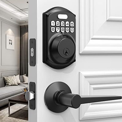 Competitivo hogar Tuya Impresión digital eléctrica puertas sin llave Smartlife puertas con cerradura