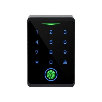 Controlador de acceso de entrada de puerta de teclado RFID inteligente con huella digital y Wiegand