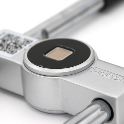 Cerradura de puertas de vidrio inteligente con micro USB y material de aleación de zinc