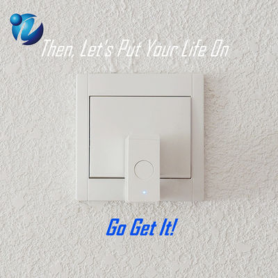 Estilo minimalista Controller de interruptor de alimentación inalámbrico WiFi para el hogar inteligente 1A Temperatura máxima de funcionamiento de la corriente -10C-55C