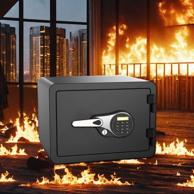 Cerradura digital Mini caja fuerte para almacenamiento de dinero a prueba de fuego en estilo de lujo