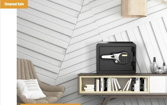 Cerradura digital Mini caja fuerte para almacenamiento de dinero a prueba de fuego en estilo de lujo