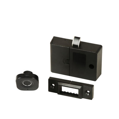 Polymath USB de huella digital Smart Cabinet Lock para puerta de cristal Red de dientes azules