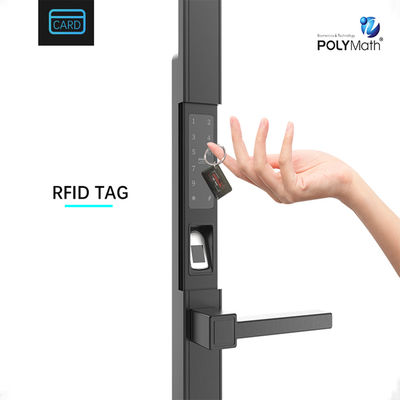Cerradura de puerta inteligente de aluminio con control remoto y sensor programable a prueba de agua