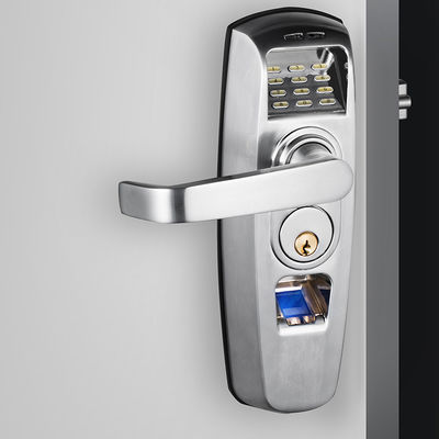 POLYMATH Fácil de instalar Cerradura digital con impresión digital para puertas de casa Red ZWave