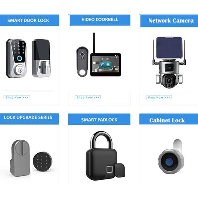 Asegure su hogar con TUYA WiFi BLE Smart Bedroom Door Lock Cylinder y tarjeta de memoria