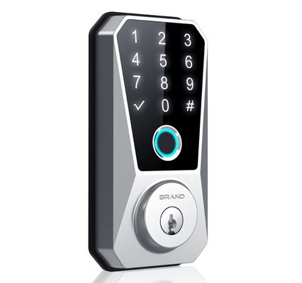 Método de desbloqueo Código de tarjeta clave huella dactilar Cerradura de puerta WiFi más caliente para apartamentos