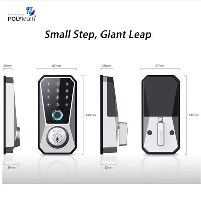 Puerta de madera y puerta de aluminio compatible Smart Electric Rim Lock con llave mecánica