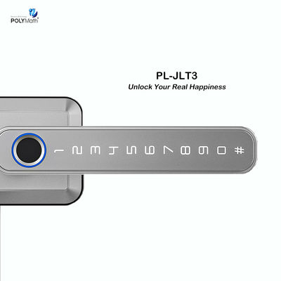 Fuente de alimentación de tipo C de alta seguridad de huellas dactilares Wifi Ttlock Tuya Cerradura de puerta para puerta de madera
