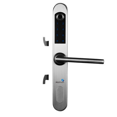 Cerradura de puerta digital biométrica de huellas digitales con alarma