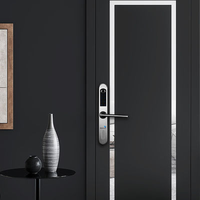 Cerradura de puerta digital biométrica de huellas digitales con alarma