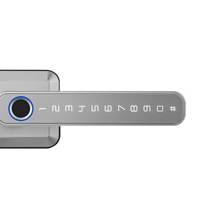 PL-JLT3 Wifi de huella digital y teclado digital de palanca de manija para la seguridad de la puerta de entrada